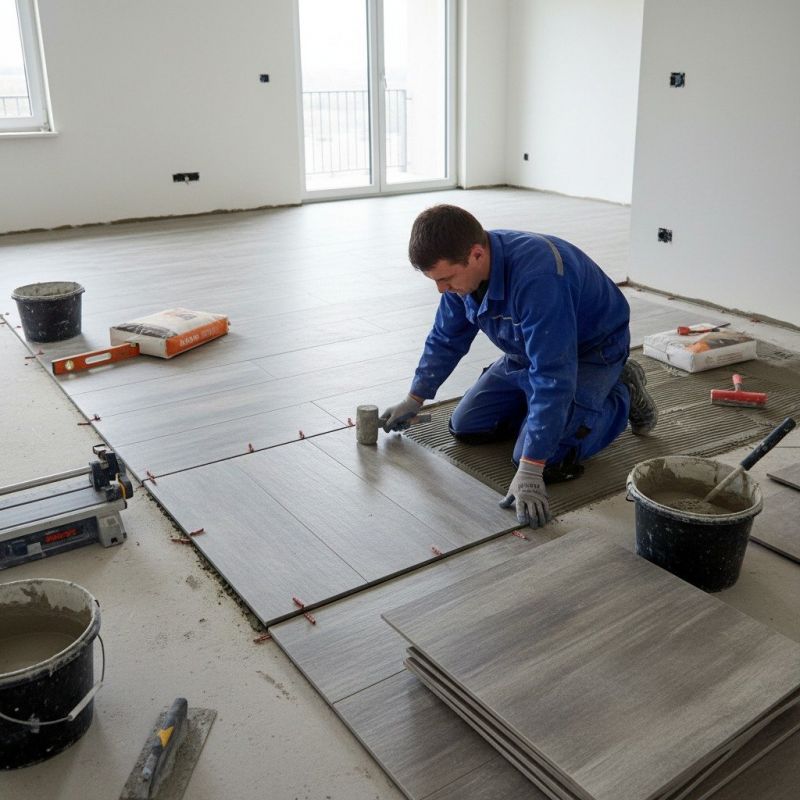 Hearth Tile Installation